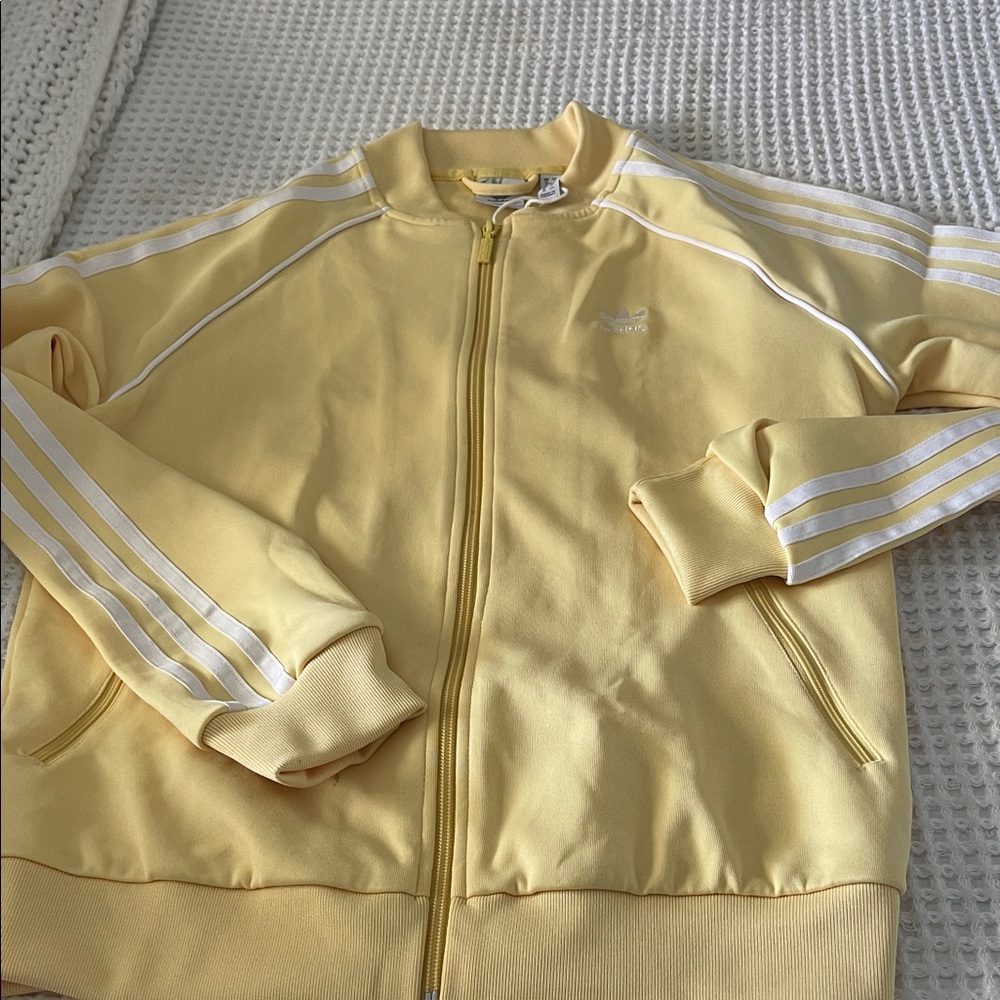 Adidas yellow sweater